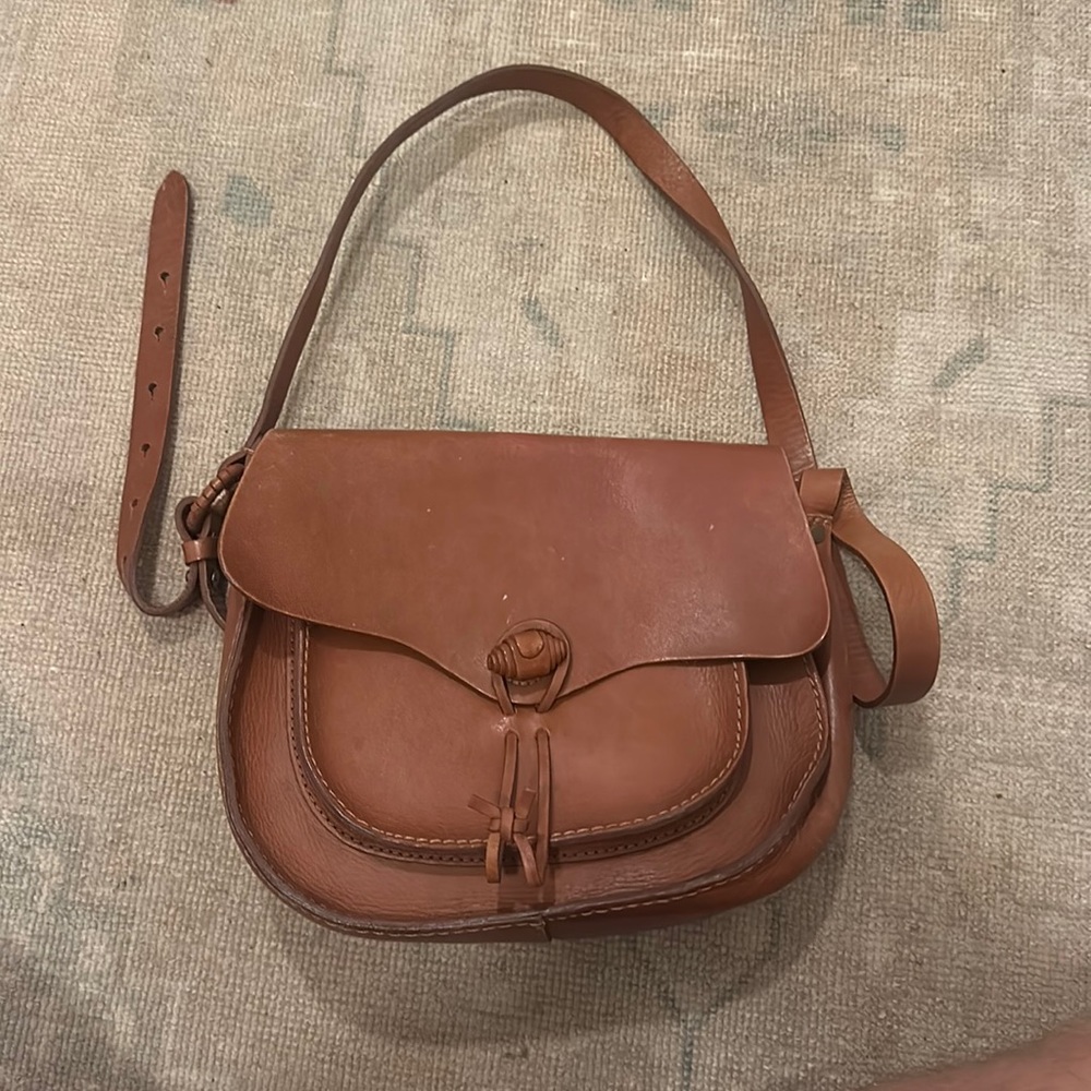 Madewell Brown Leather Crossbody Bag